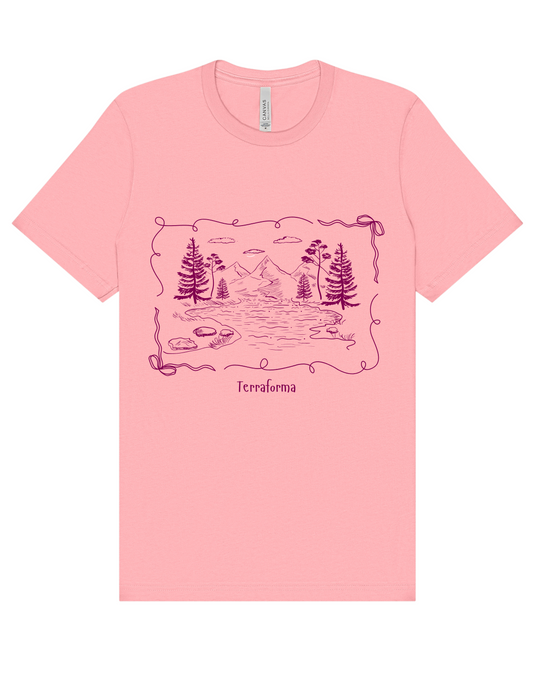 WILD AND FREE TEE / PINK